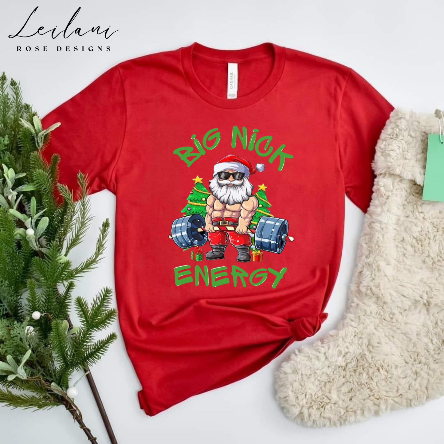 Big Nick Christmas Presents Shirt, Christmas Santa Shirt, Funny Santa Mood Christmas Shirt, Holiday Shirt | Santa Shirt | Christmas Shirt