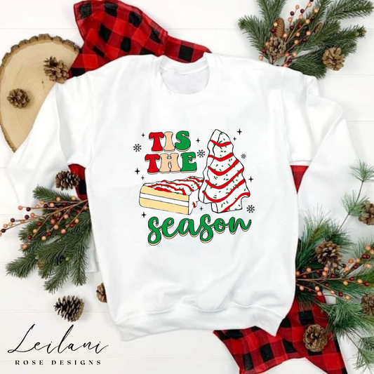 Debbie Cake Christmas Presents Crewneck, Christmas Crewneck, Funny Christmas Hoodie, Holiday Crewneck | Gingerbread Shirt | Christmas Shirt (Copy)