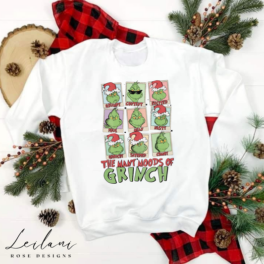 Grinch Christmas Presents Crewneck, Christmas Whooville Crewneck, Funny Grinch Mood Christmas Hoodie, Holiday Crewneck | Gingerbread Shirt | Christmas Shirt (Copy) (Copy)