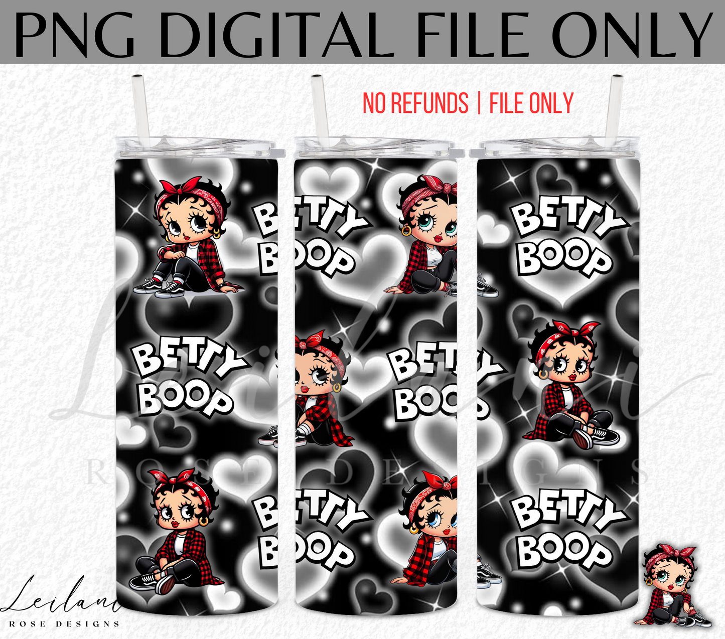 Betty Boop Tumbler Wrap | Betty Boop Digital File | Betty Boop Tumbler | Betty Boop File | Betty Boop Digital Download