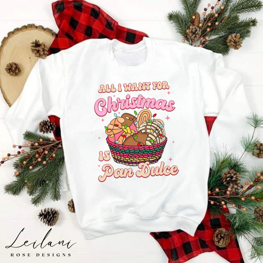 Pan Dulce Christmas Presents Crewneck, Christmas Crewneck, Funny Christmas Hoodie, Holiday Crewneck | Pan Dulce Shirt | Christmas Shirt