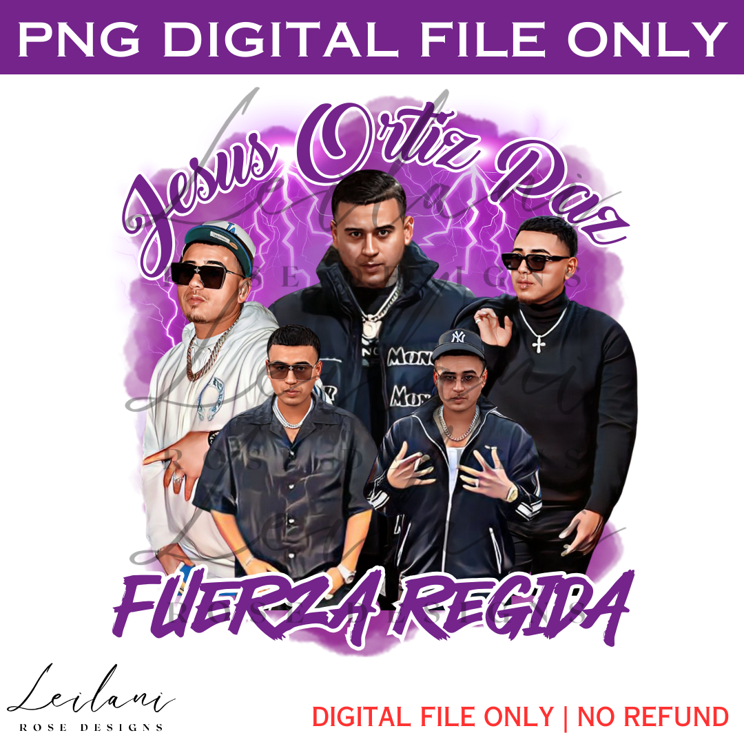 Fuerza Regida JOP Jesus Ortiz Paz | Sublimation File | Instant Download | DTF File | Graphic tee design