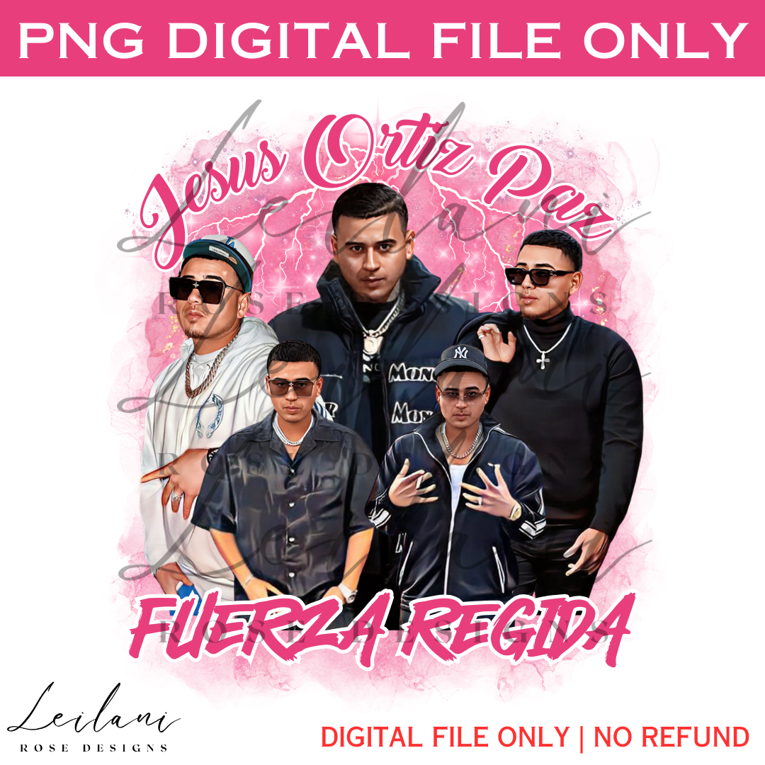 Fuerza Regida JOP Jesus Ortiz Paz | Sublimation File | Instant Download | DTF File | Graphic tee design