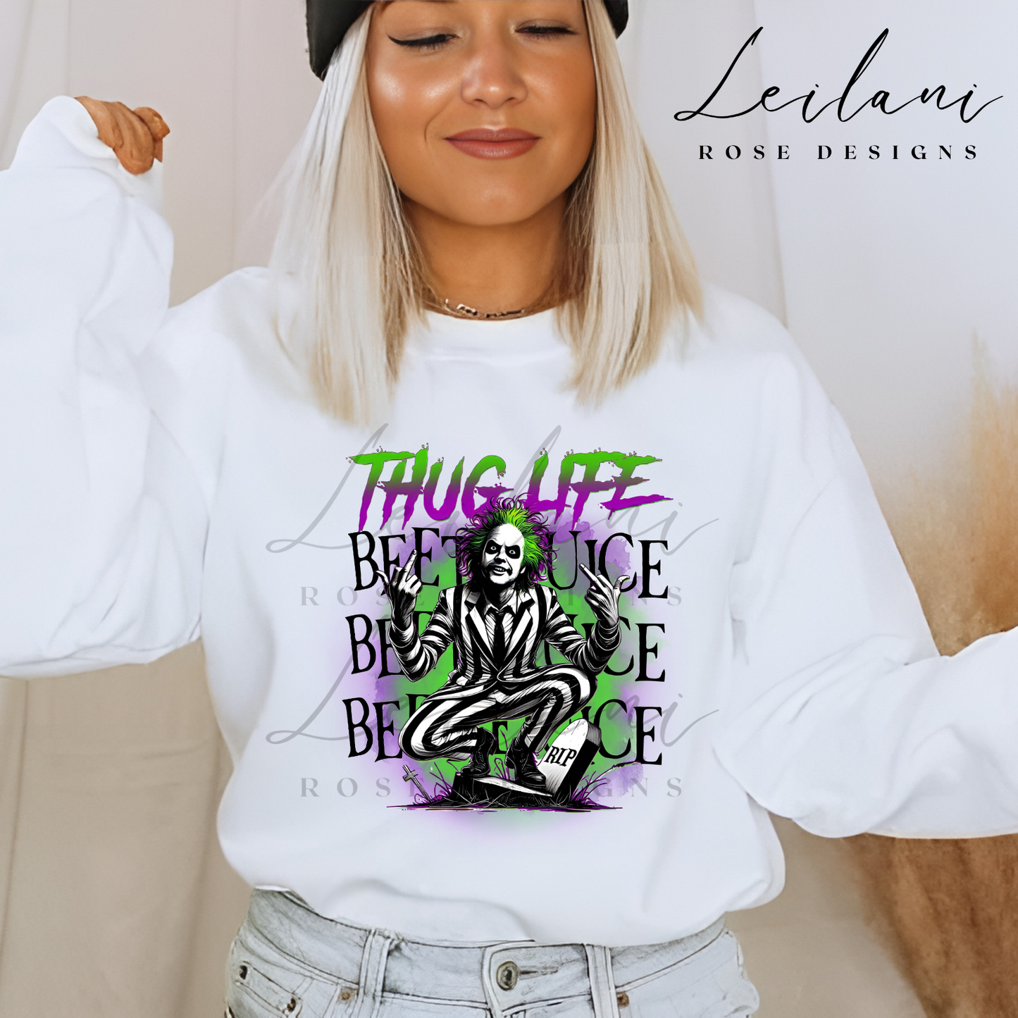 Beetle Juice HOODIE | Beetle Juice Crewneck | Halloween Crewneck | Beetle Juice shirt | Beetle Juice Thuglife | Beetle Juice Merch | Beetle Juice with a twist