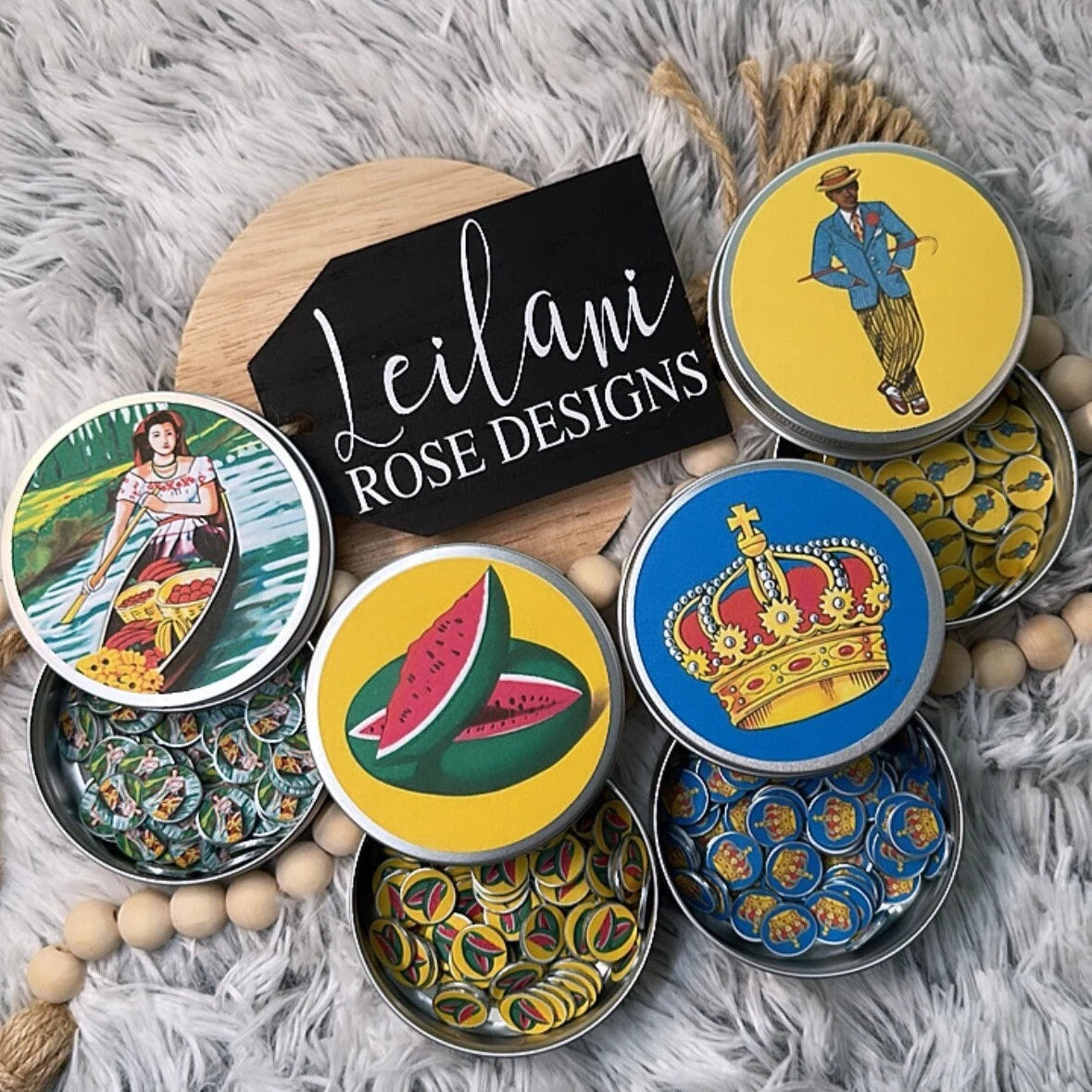 Loteria Bingo Chips with Magnet