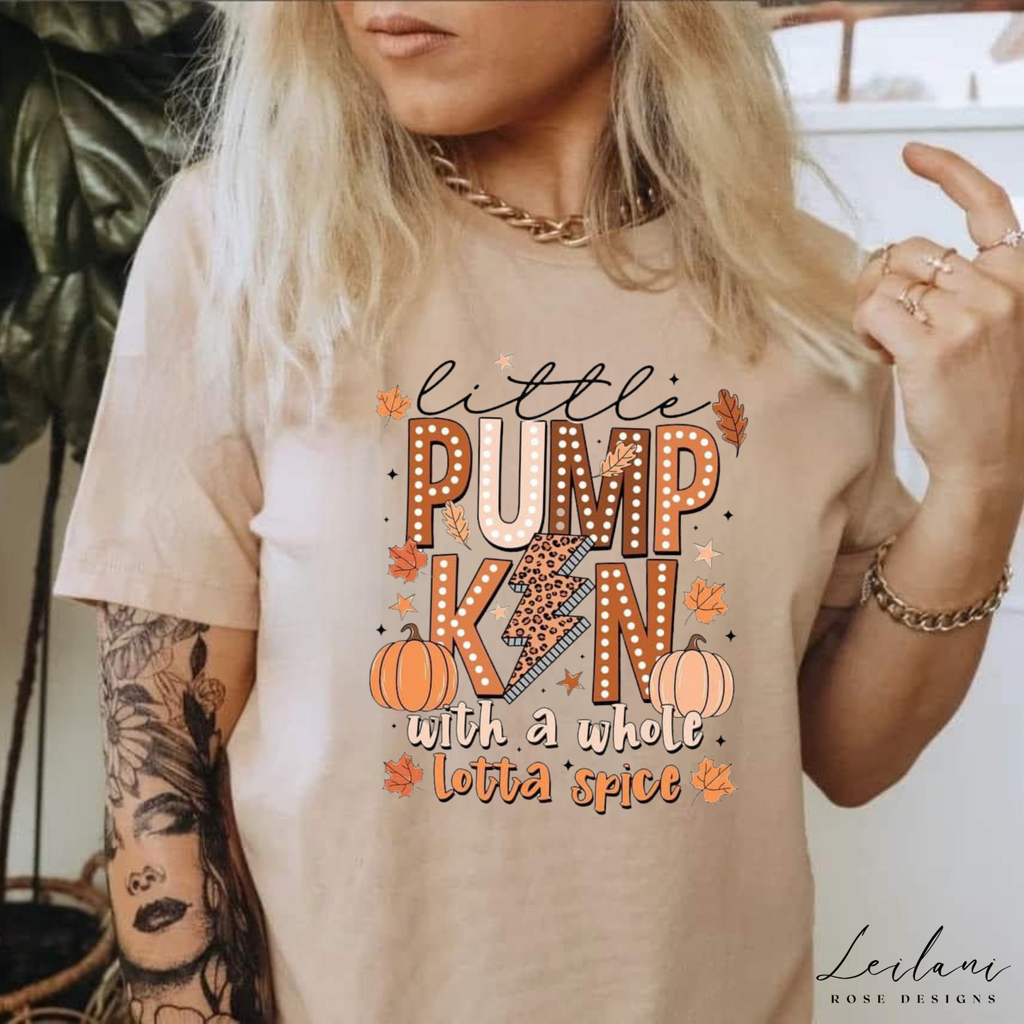 A Little Pumpkin With A Lotta Spice T-Shirt - Pumpkin Shirt - Thanksgiving Tee - Fall Shirt - Fall Tee - Pumpkin Tee