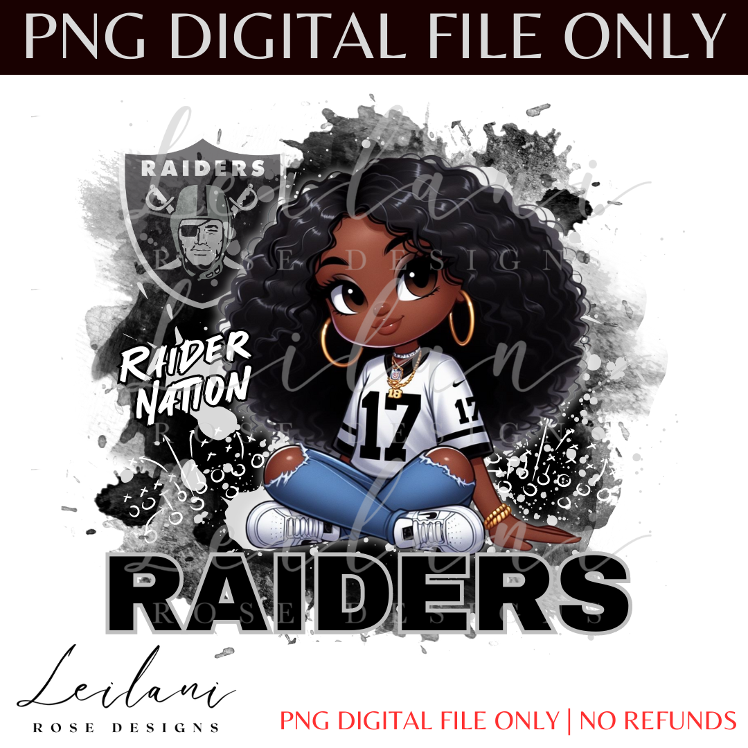 Football Fan Raiiders PNG Sublimation Digital Design Download DTF Print, Raidr girl DTF, Superbowl 2024 Png, Raaider Designs Png, Las Vegas