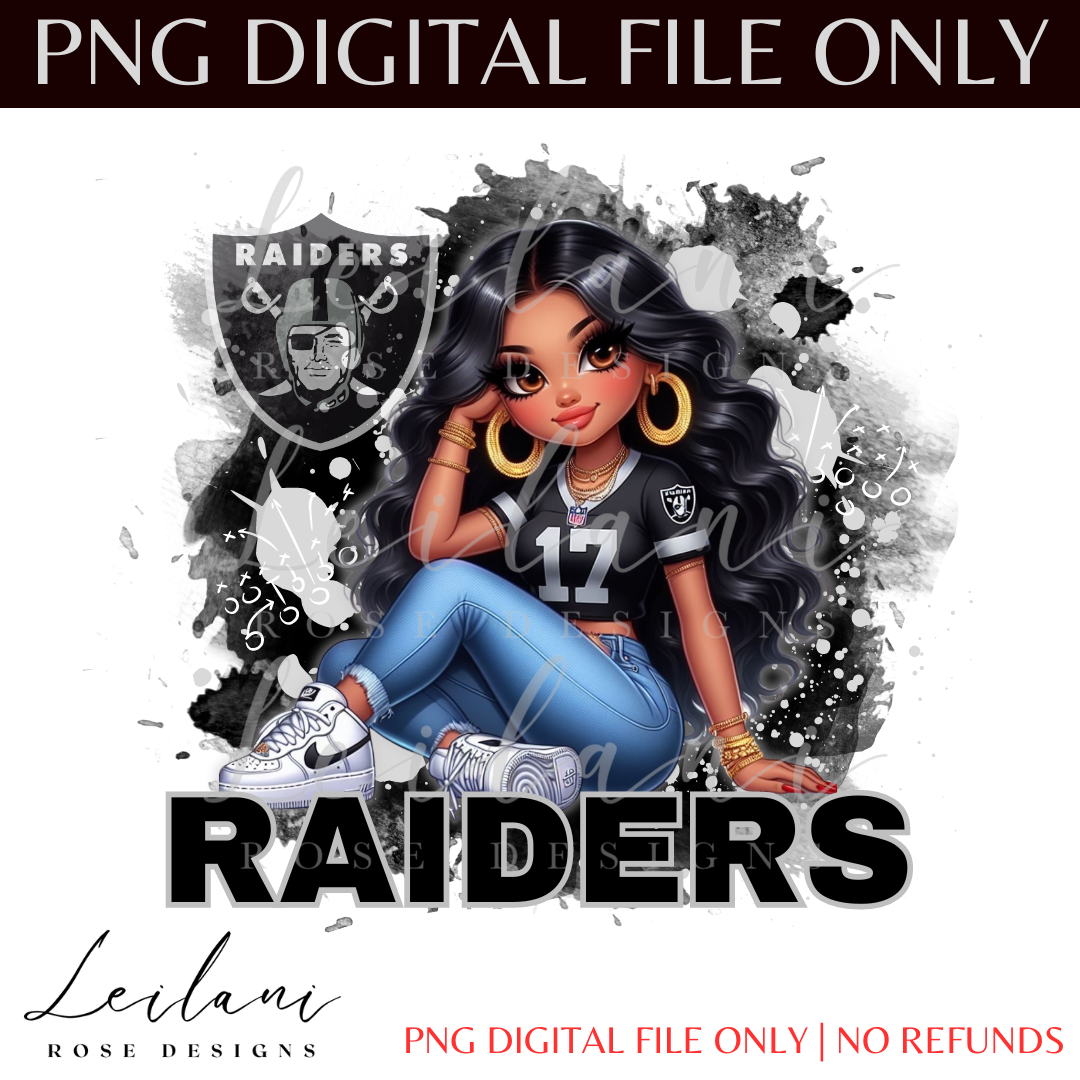 Football Fan Raiiders PNG Sublimation Digital Design Download DTF Print, Raidr girl DTF, Superbowl 2024 Png, Raaider Designs Png, Las Vegas